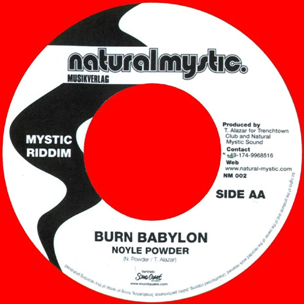 Dr. Ring-Ding / Noyle Powder - Call Mi Fi Ram / Burn Babylon