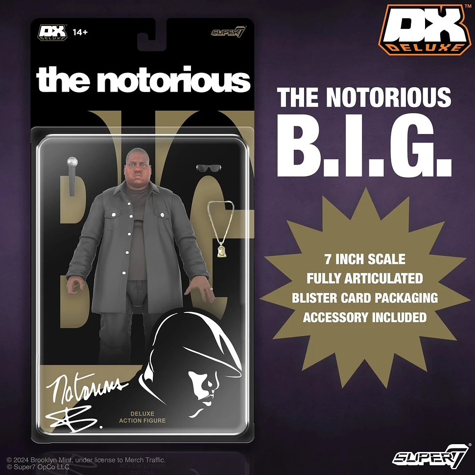 The Notorious B.I.G. - Biggie - Deluxe 7" Figure