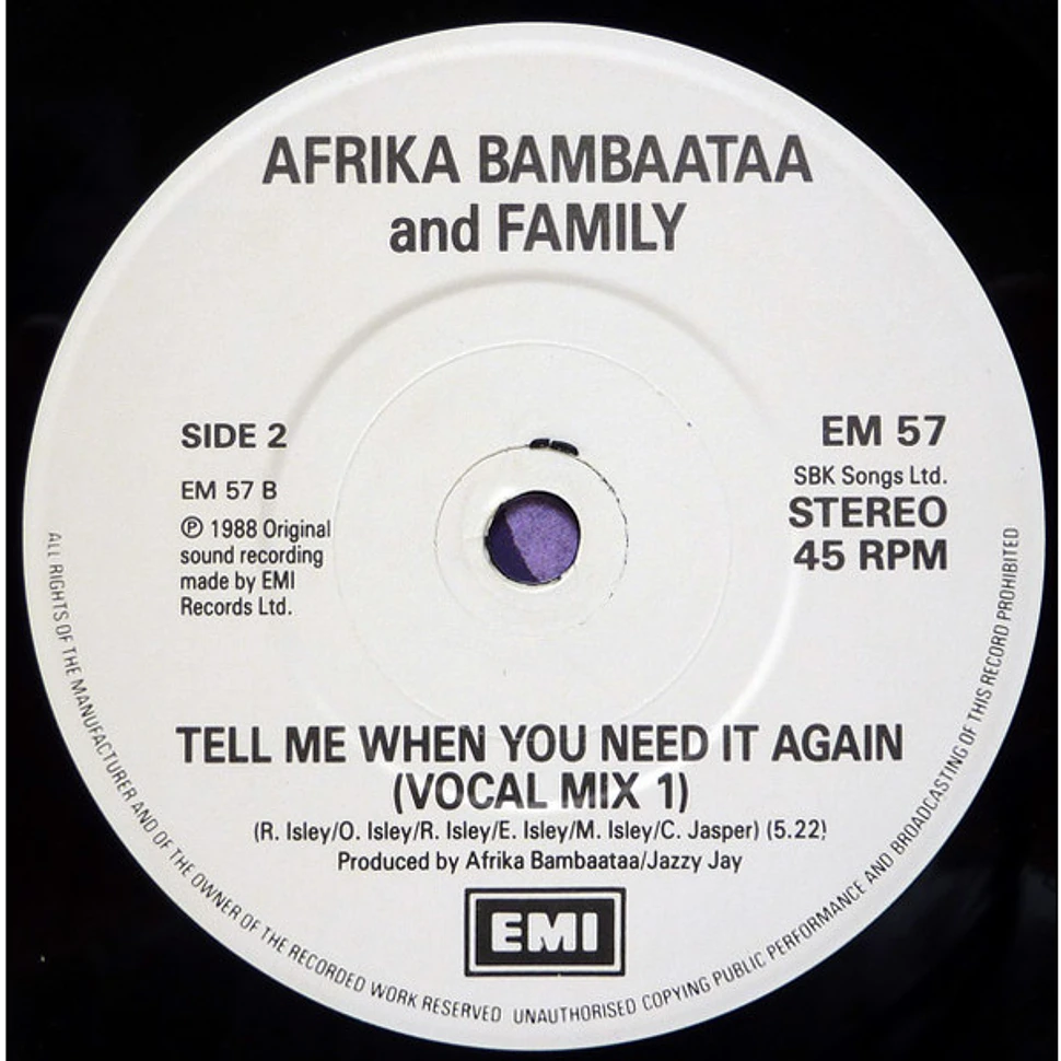 Afrika Bambaataa & Family featuring Slug-Go - Sho Nuff Funky