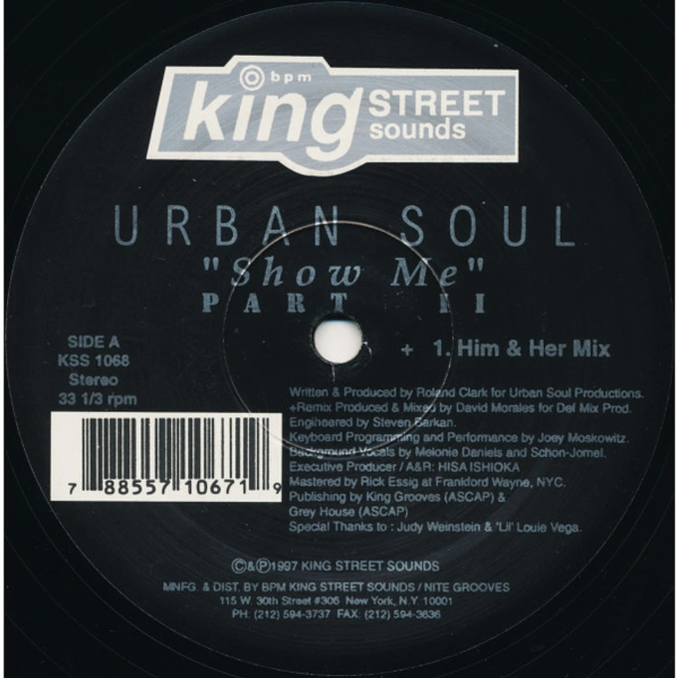 Urban Soul - Show Me (Part II)