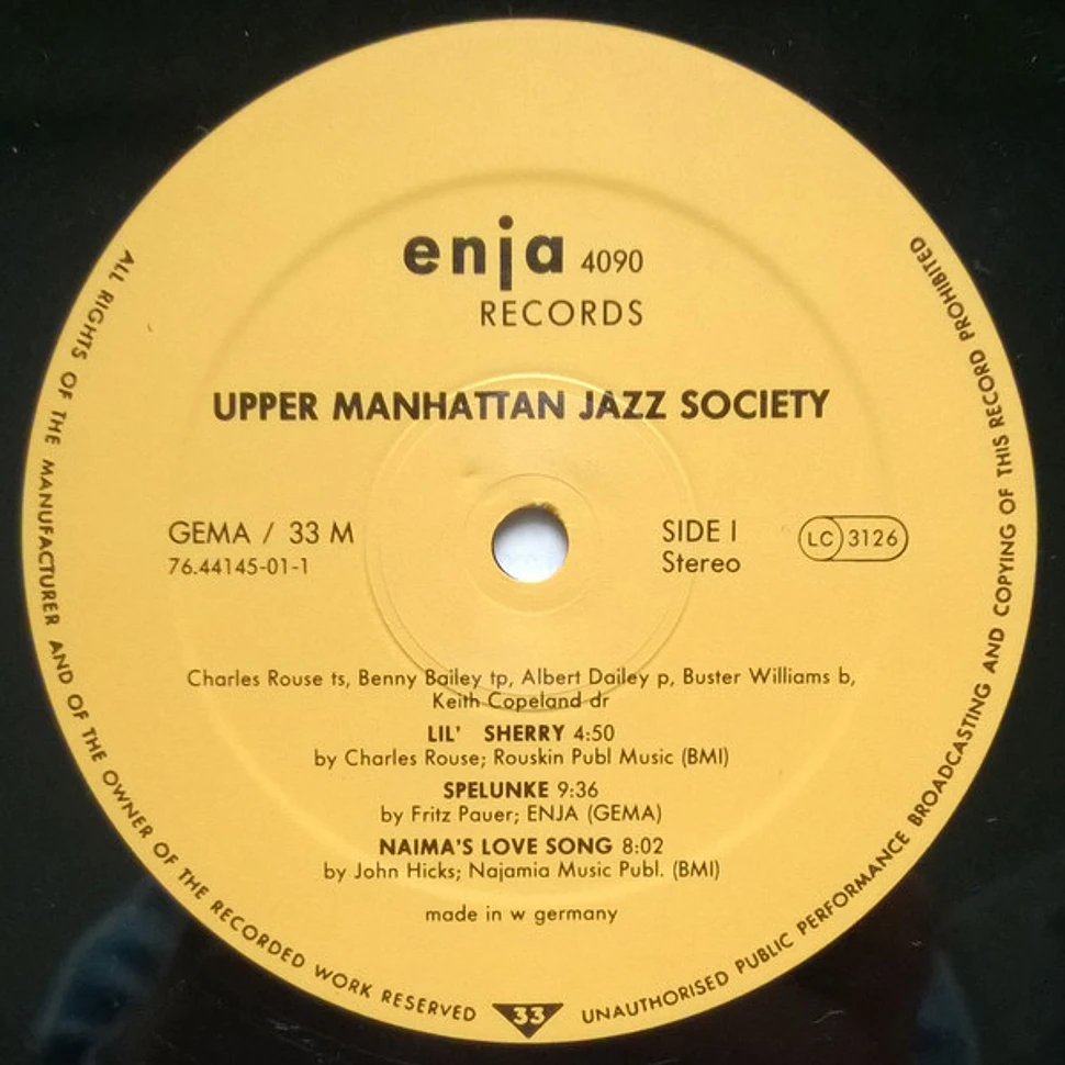 Charlie Rouse / Benny Bailey / Albert Dailey - The Upper Manhattan Jazz Society