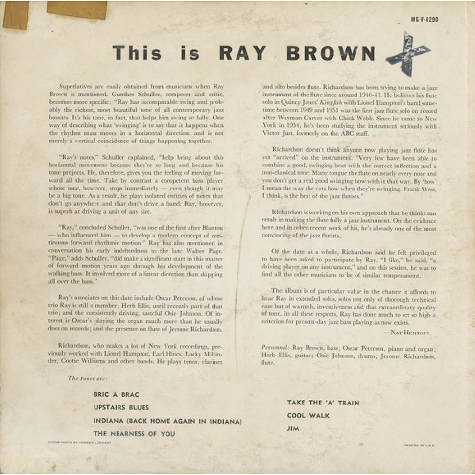 Ray Brown - This Is Ray Brown