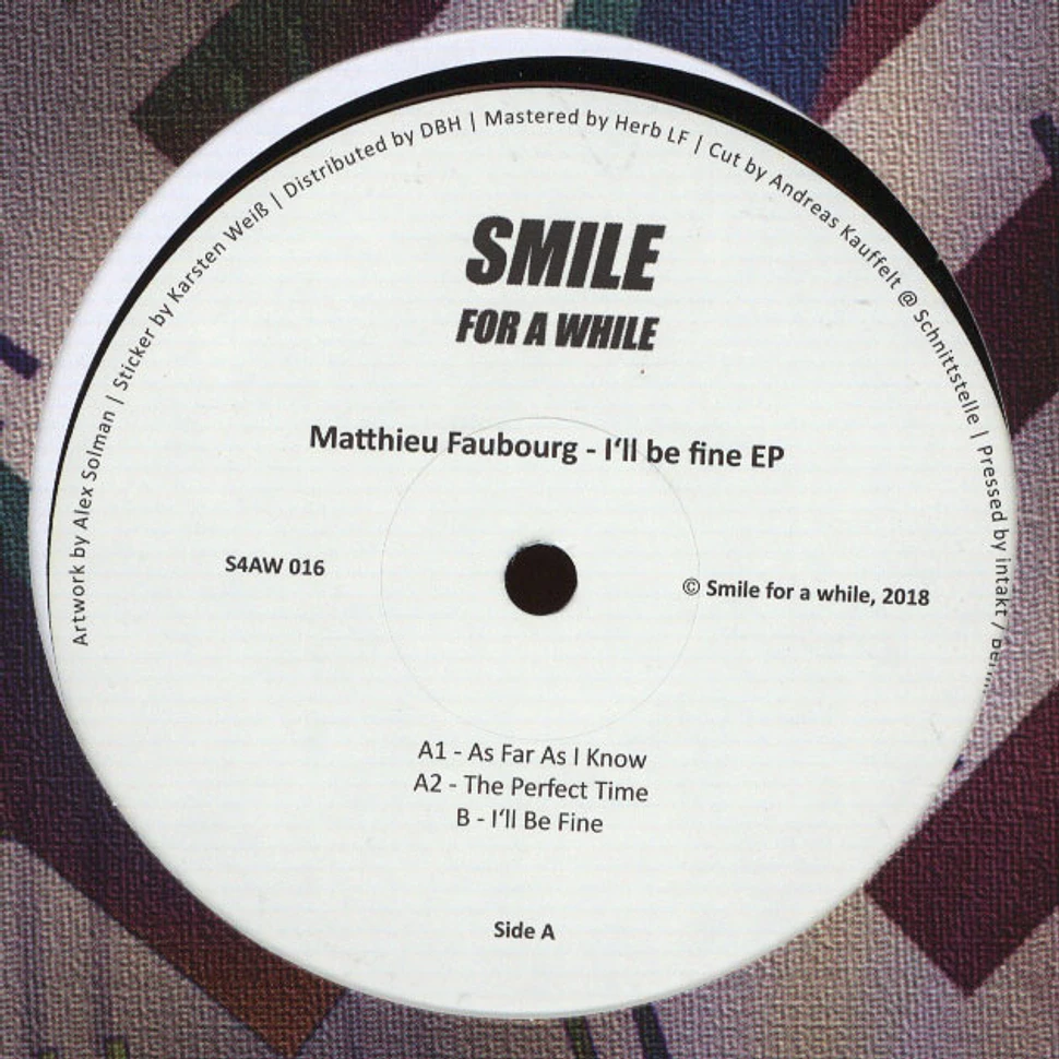 Matthieu Faubourg - I'll be Fine EP