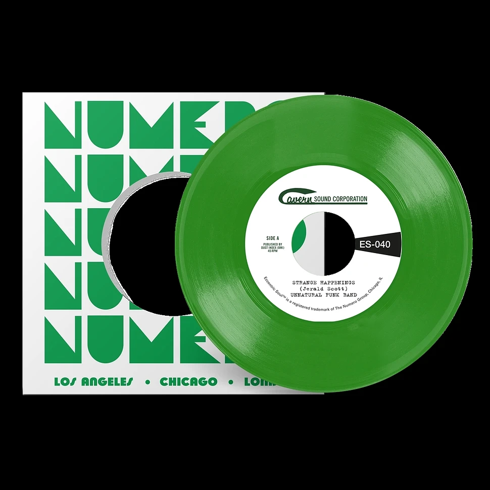 Unnatural Funk Band - Strange Happenings / Living In The Past Green Vinyl Edtion