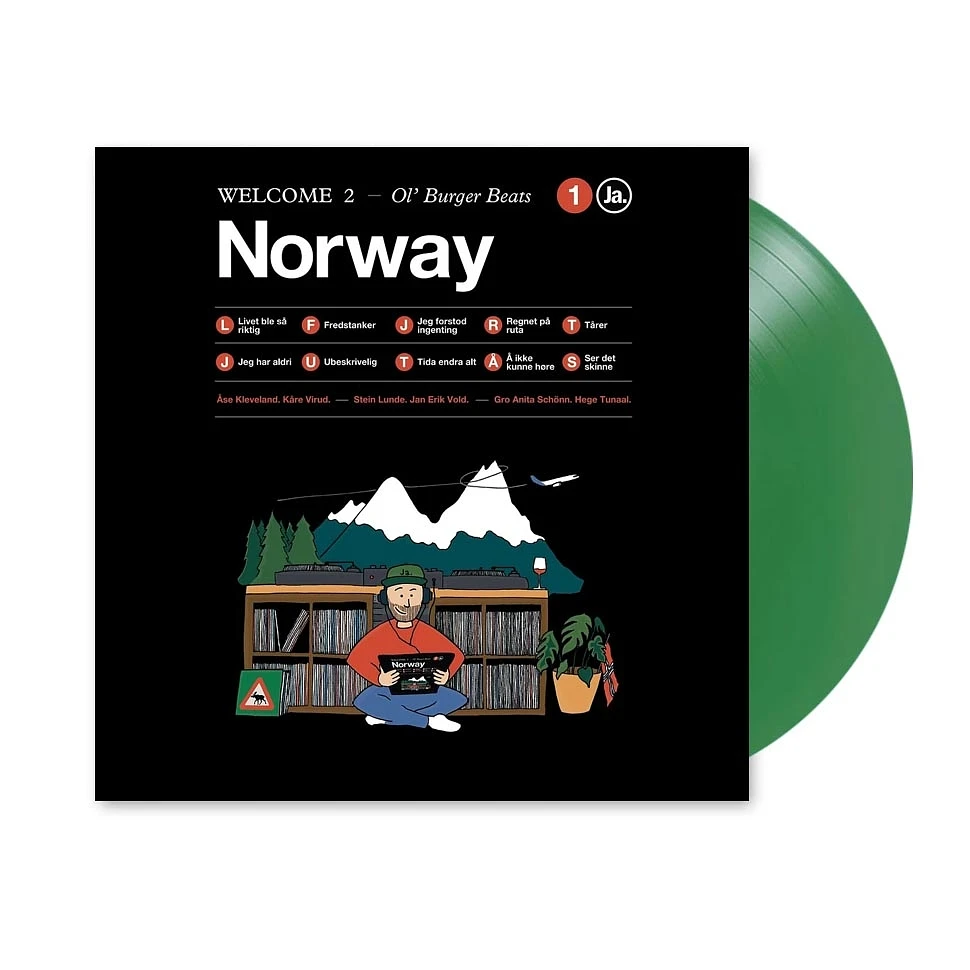 Ol' Burger Beats - Welcome To Norway HHV Exclusive Green Vinyl Edition