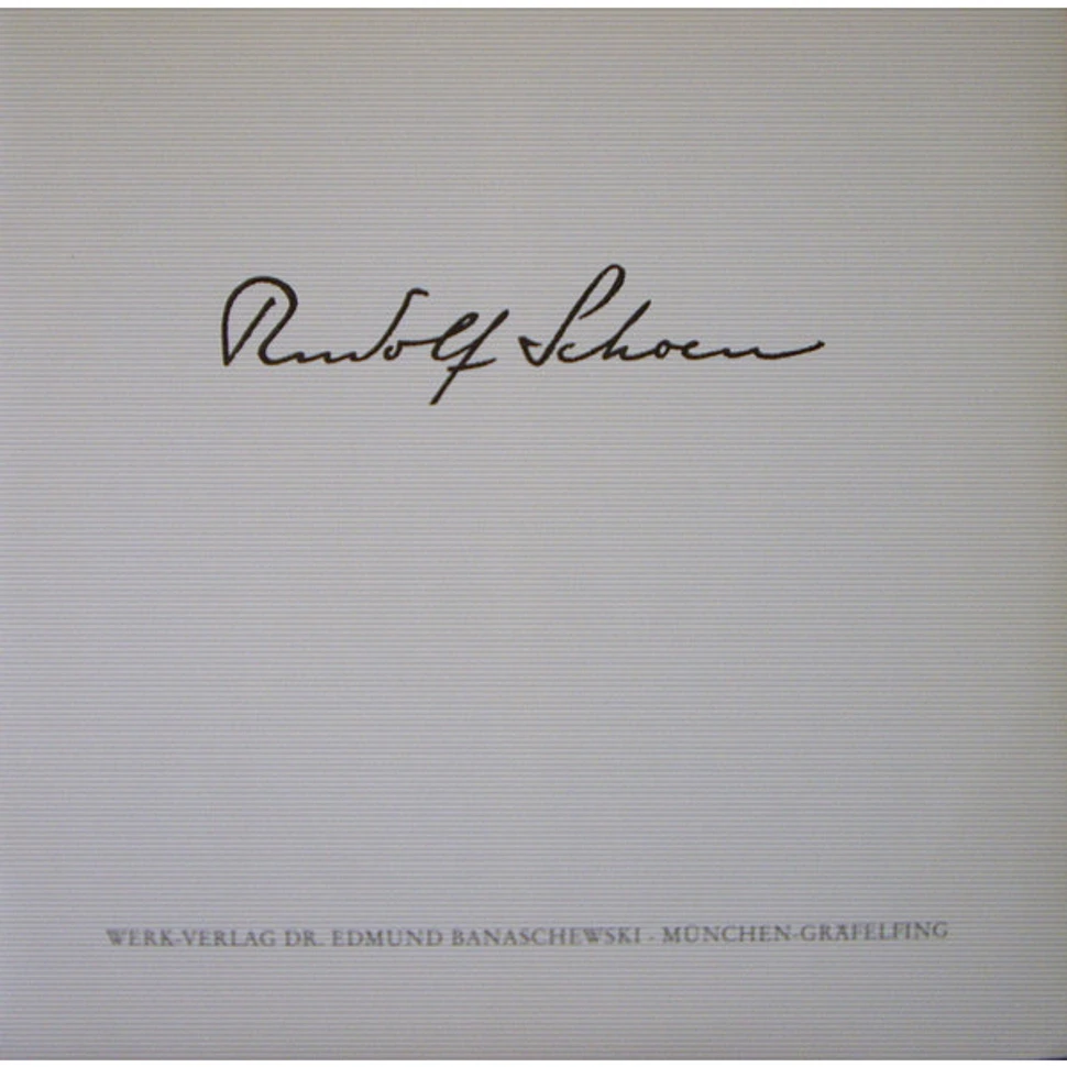 Rudolf Schoen / Richard Strauss - Die Ärztliche Ausbildung Und Die Erziehung Zum Arzt / Festliches Präludium Op. 61