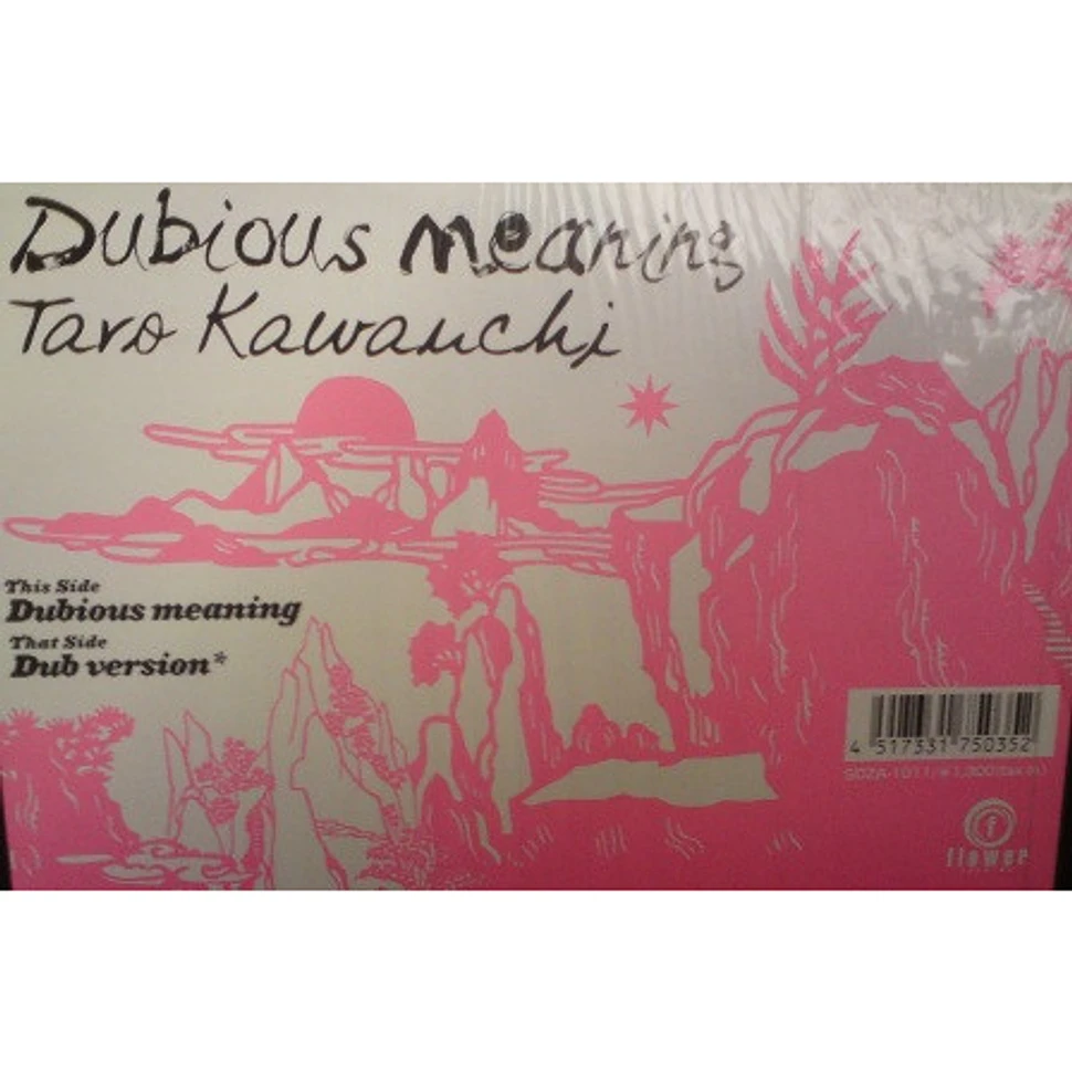 Taro Kawauchi - Dubious Meaning