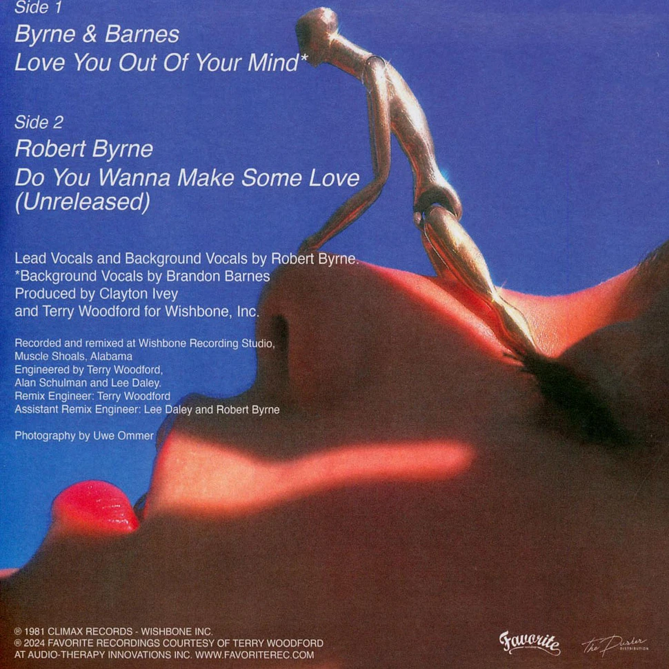 Byrne & Barnes / Robert Byrne - Love You Out Of My Mind / Do You Wanna Make Some Love