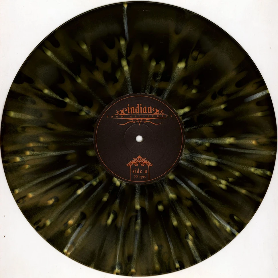 Indian - From All Purity Swamp Green And Gold Merge With Splatter Vinyl Edition