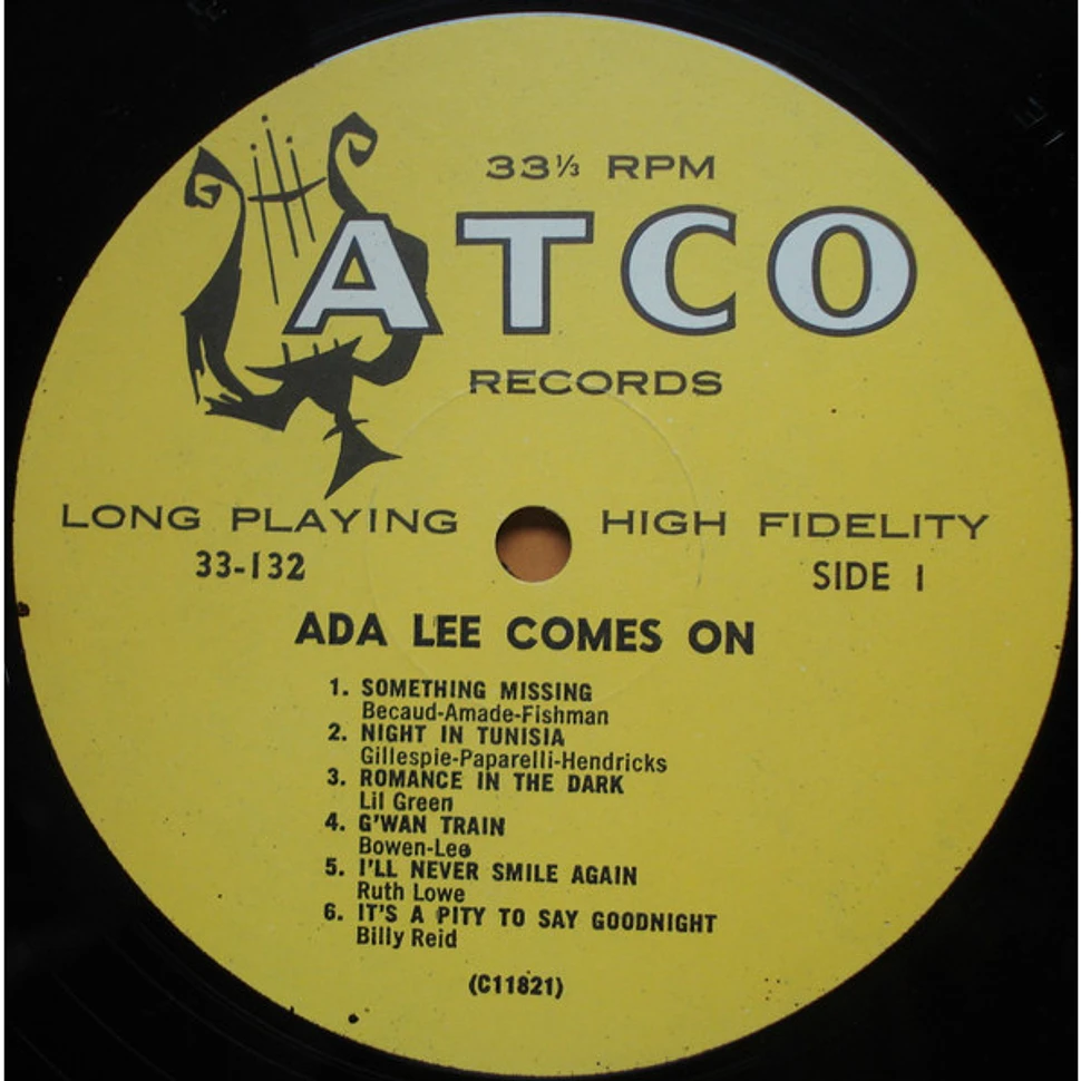 Ada Lee - Comes On!