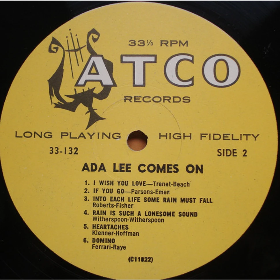 Ada Lee - Comes On!