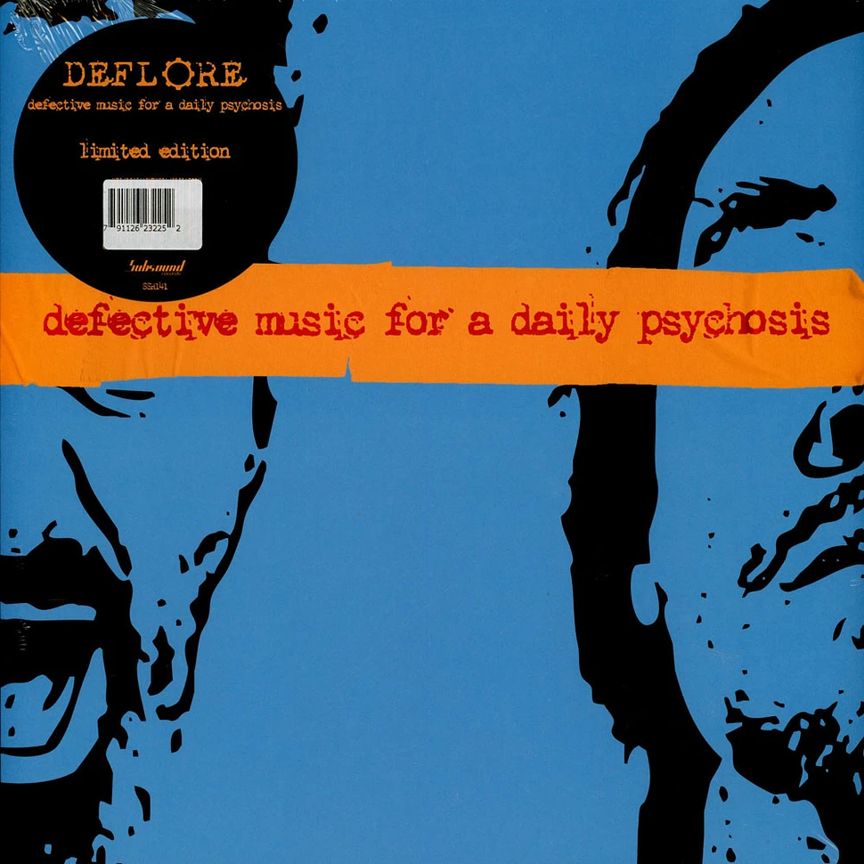 Deflore - Defective Music For A Daily Psychosis Orange Vinyl Edition