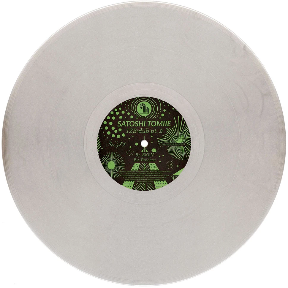 Satoshi Tomiie - 12b Dub Part 2 Grey Marbled Vinyl Edition