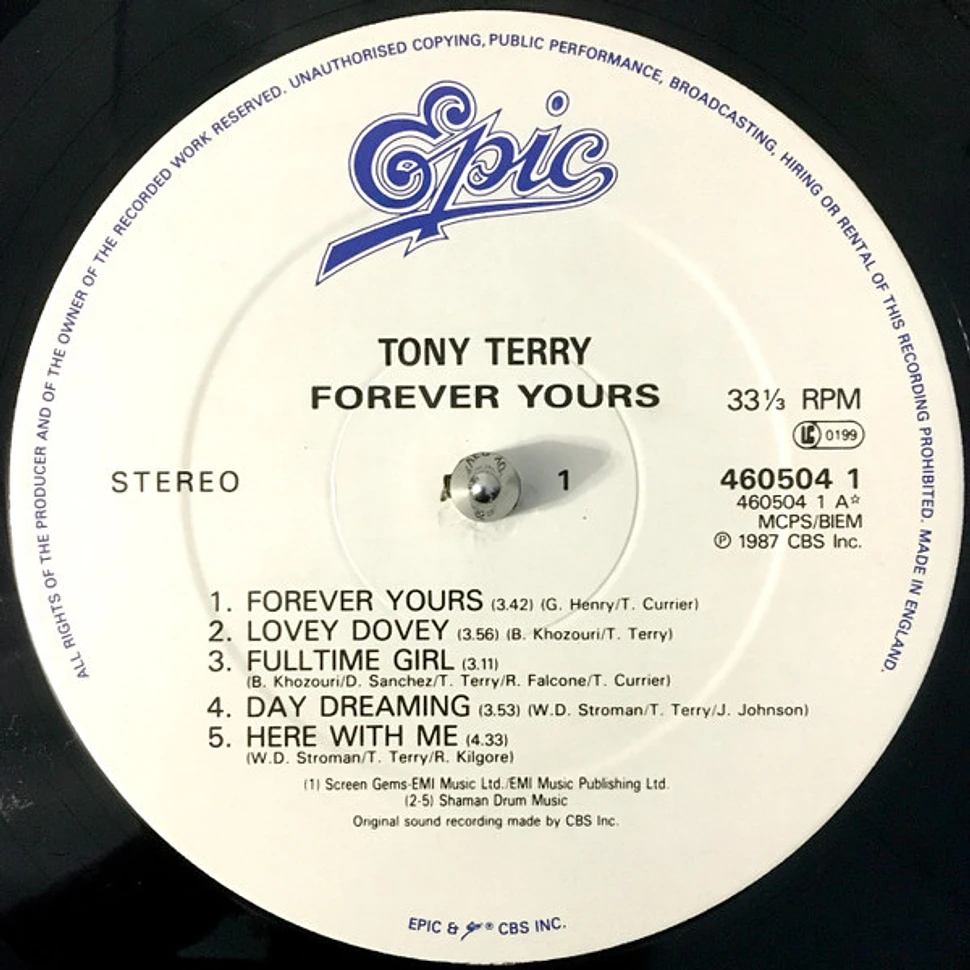 Tony Terry - Forever Yours