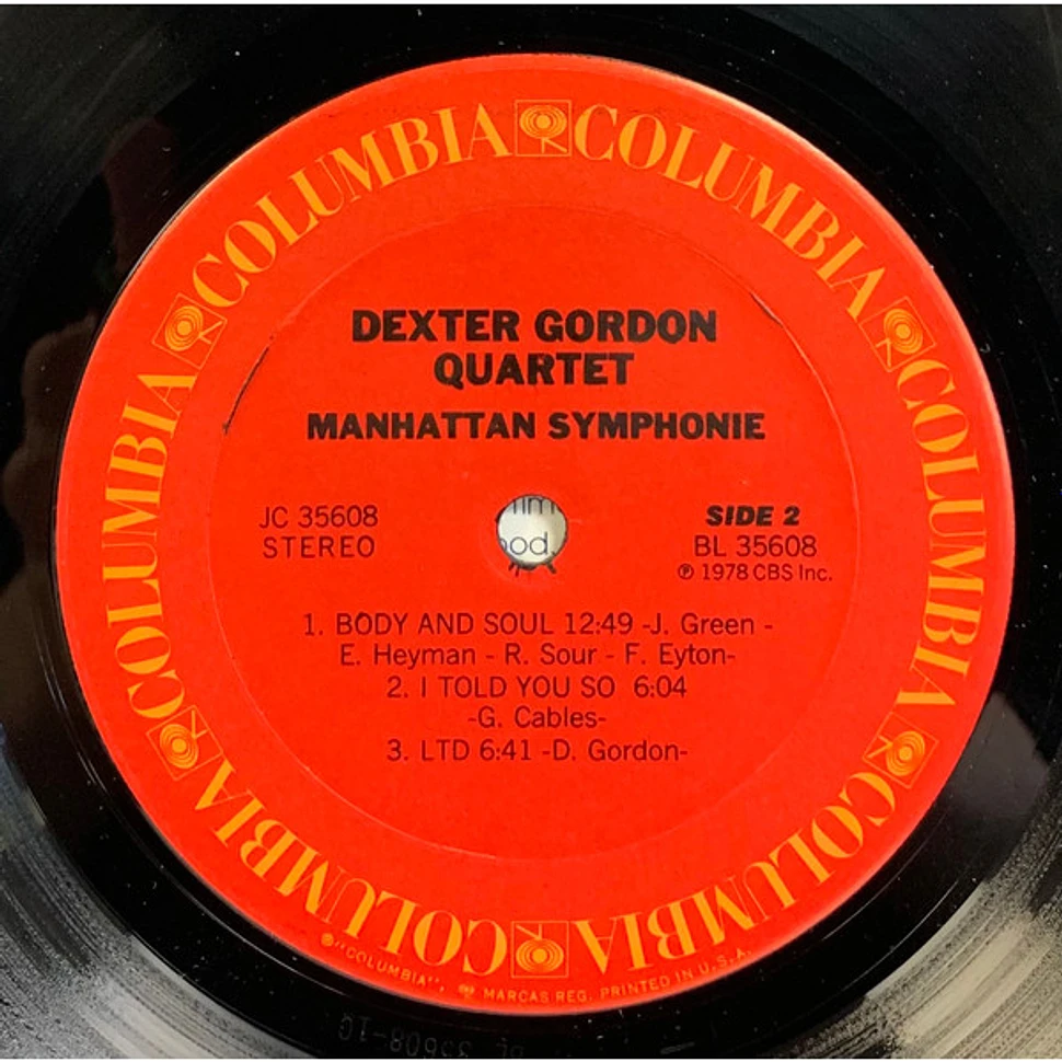 Dexter Gordon Quartet - Manhattan Symphonie