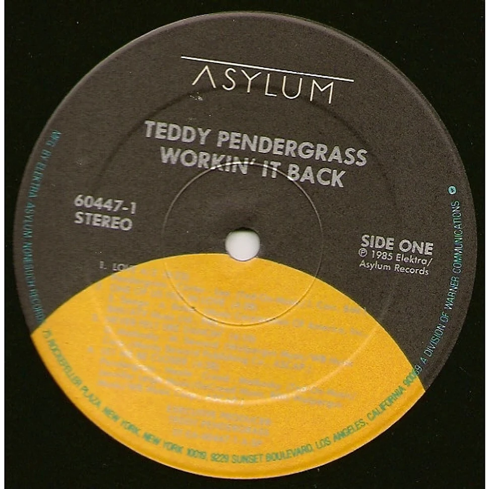 Teddy Pendergrass - Workin' It Back