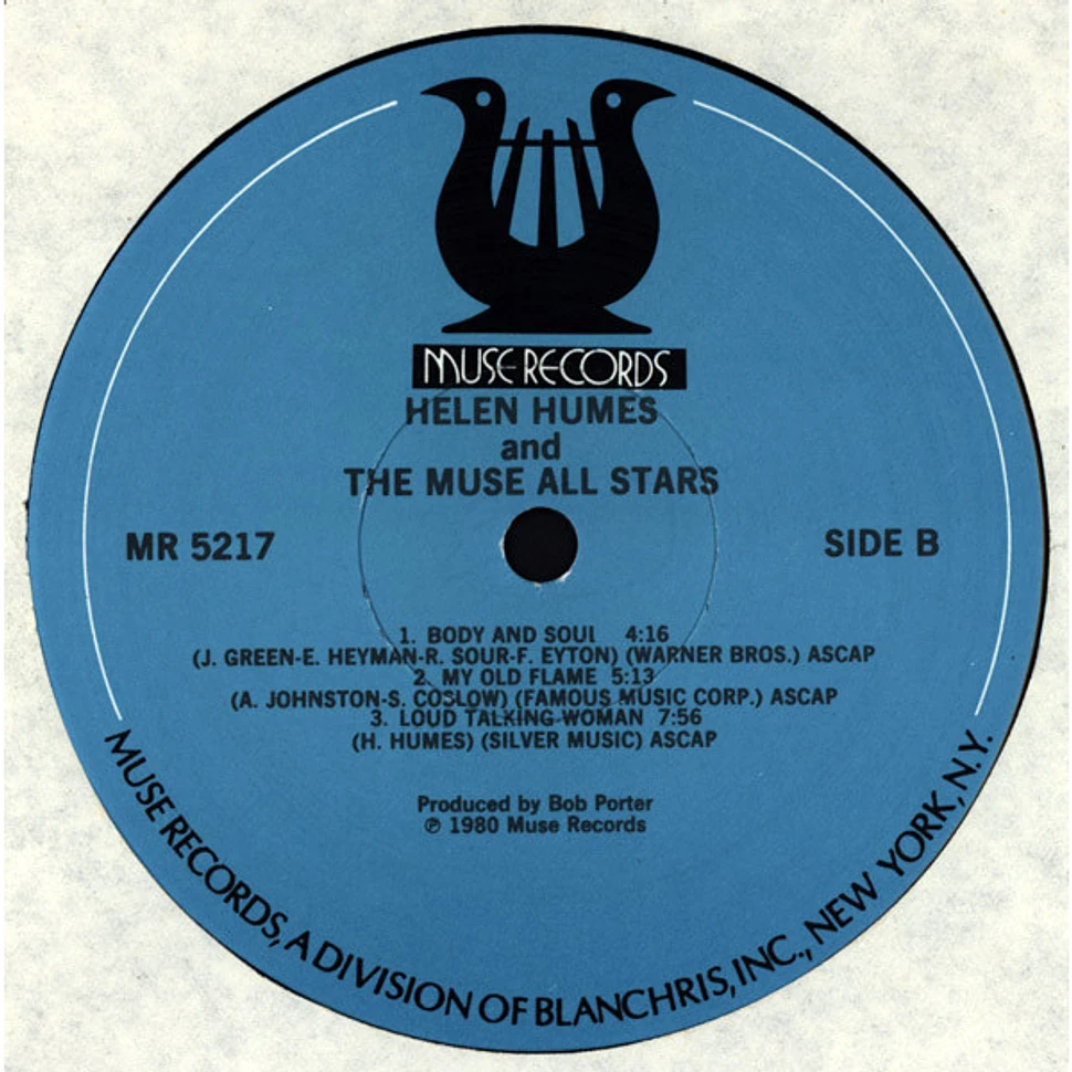 Helen Humes And Muse Allstars - Helen Humes And The Muse All Stars