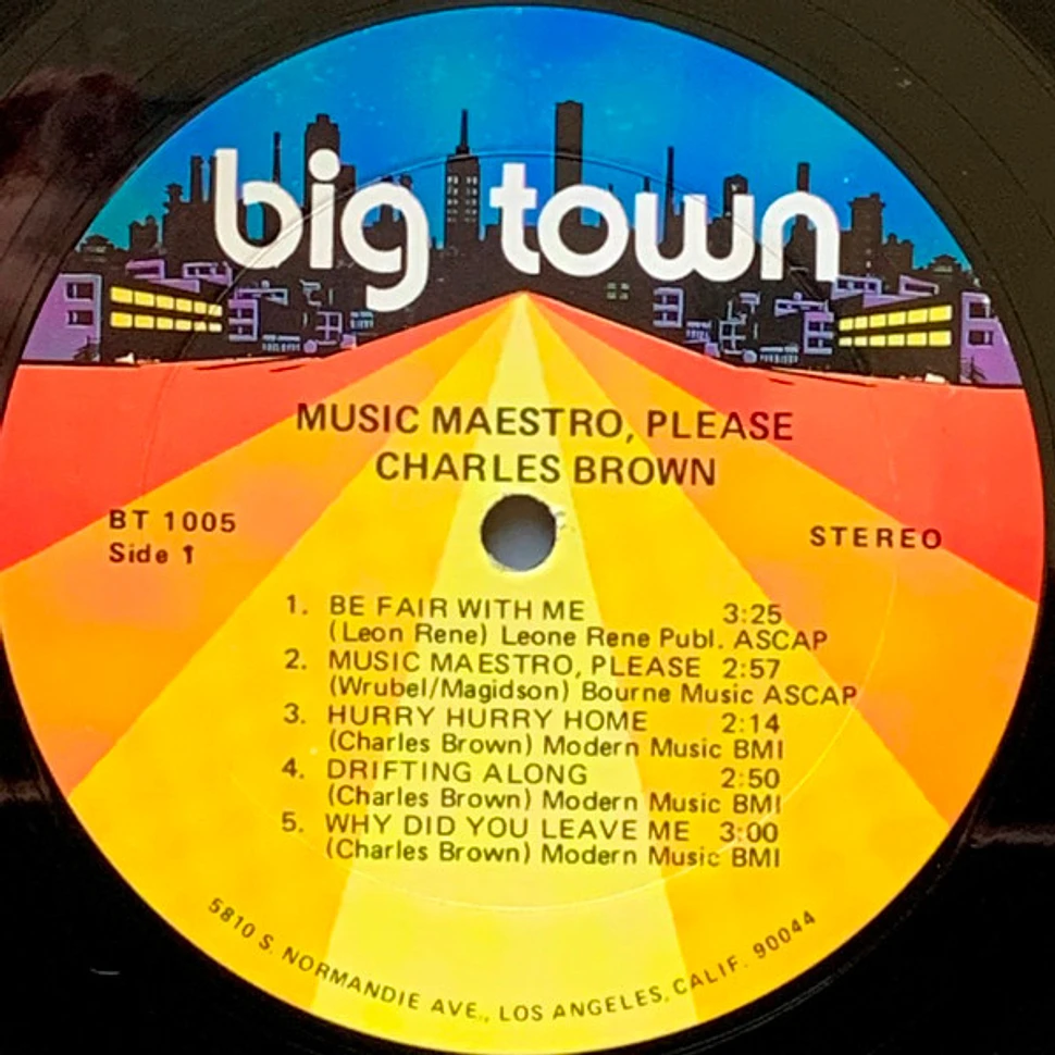 Charles Brown - Music, Maestro, Please