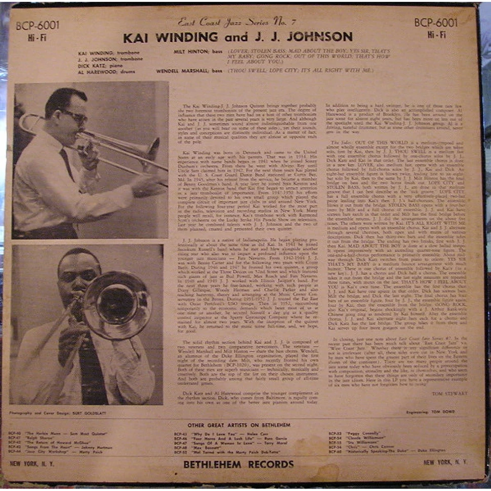 Kai Winding & J.J. Johnson - K + J.J.