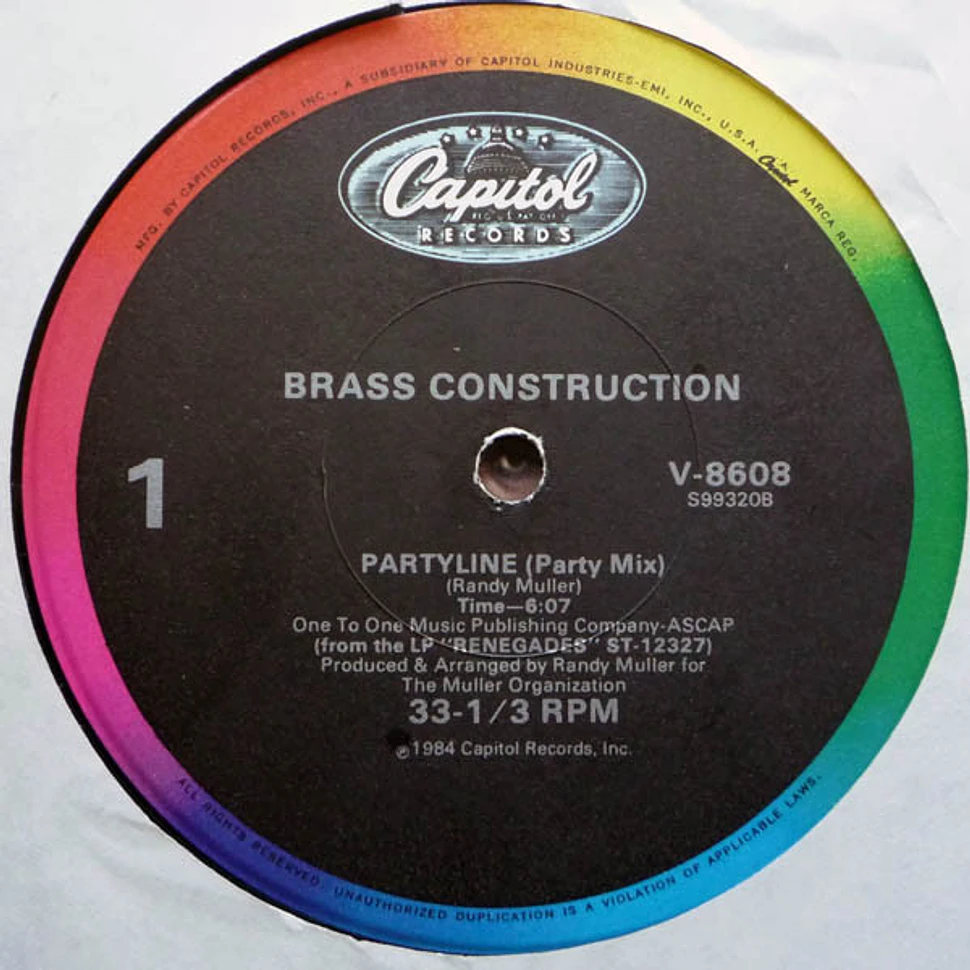 Brass Construction - Partyline