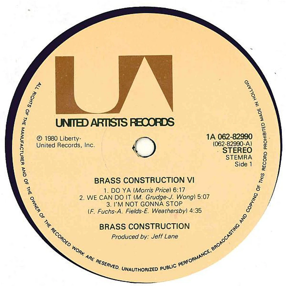 Brass Construction - Brass Construction 6