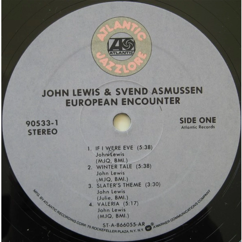 John Lewis & Svend Asmussen - European Encounter