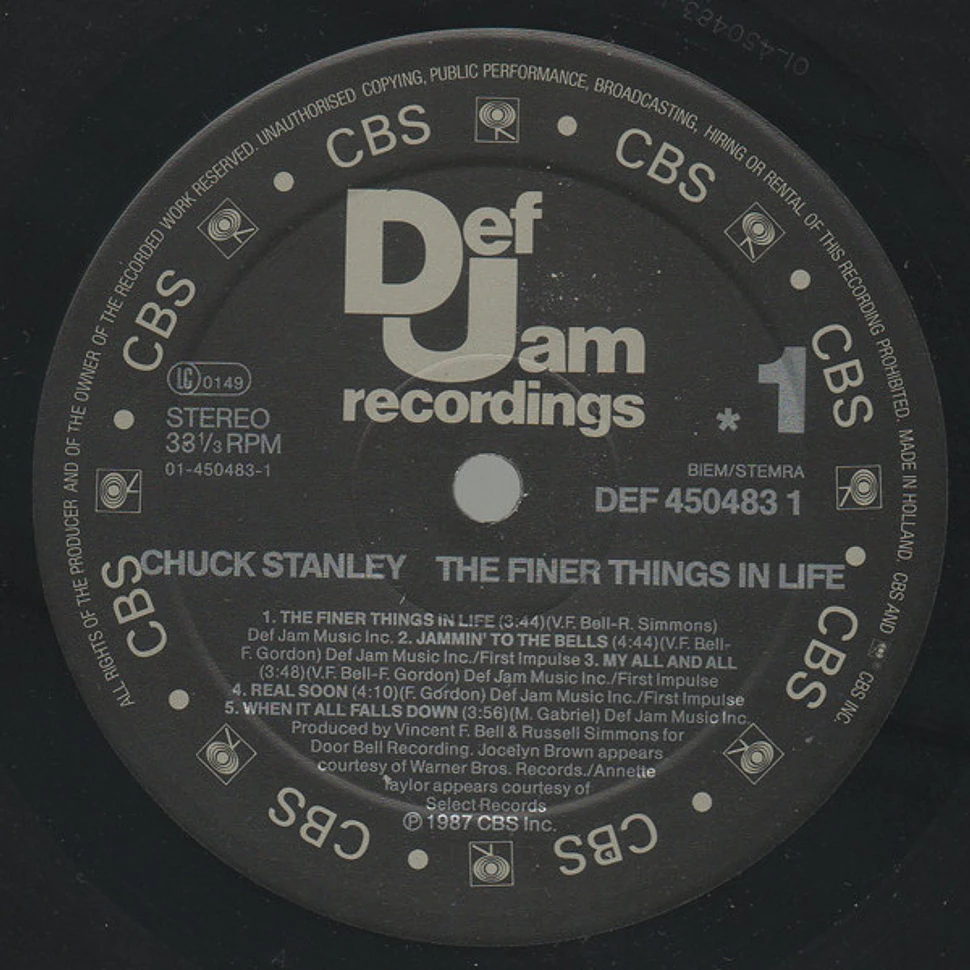 Chuck Stanley - The Finer Things In Life