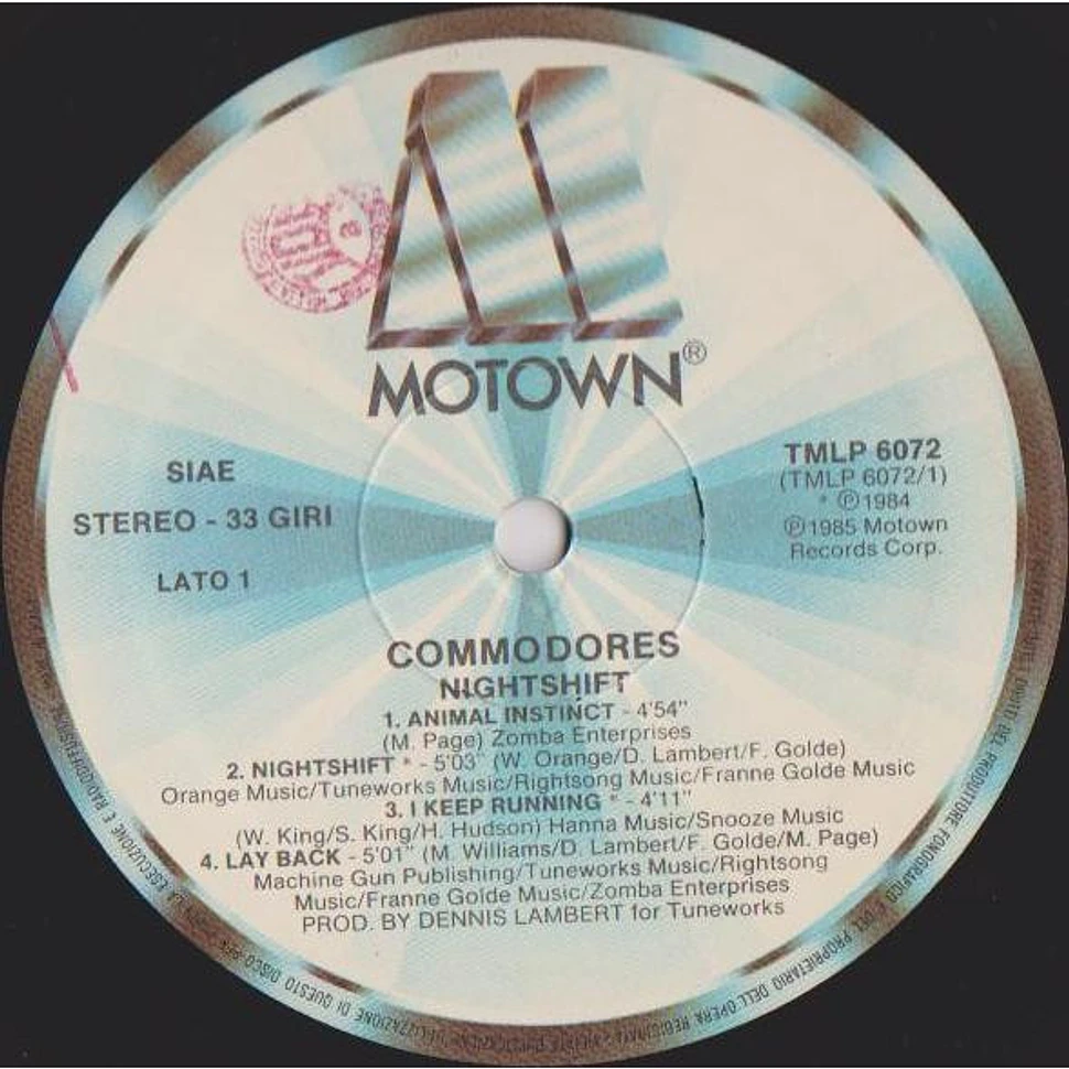 Commodores - Nightshift