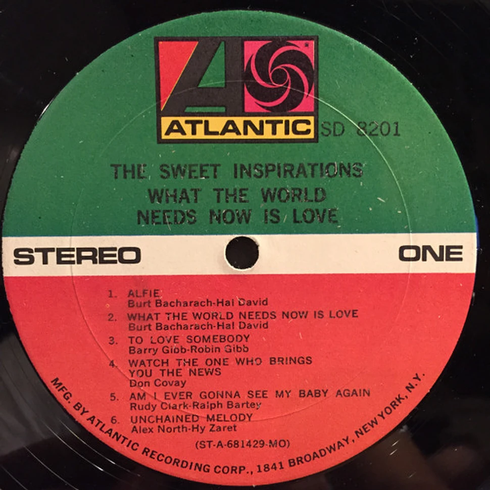 The Sweet Inspirations - What The World Needs Now Is Love