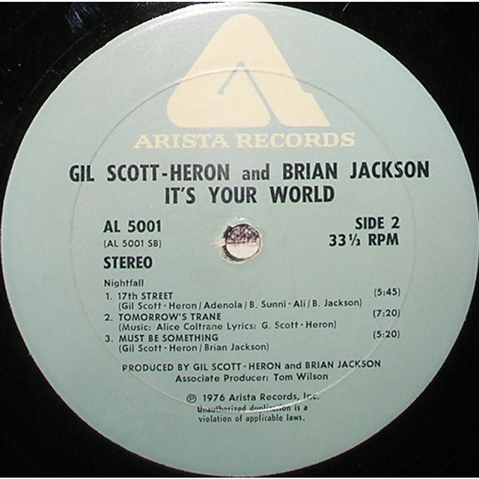 Gil Scott-Heron & Brian Jackson - It's Your World