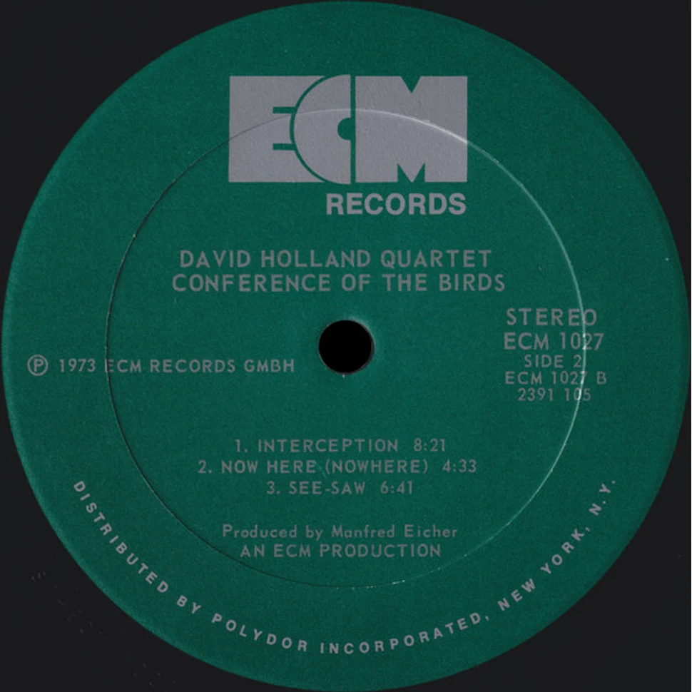 David Holland Quartet - Conference Of The Birds