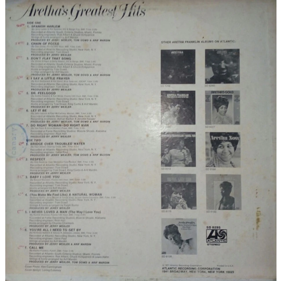 Aretha Franklin - Aretha's Greatest Hits