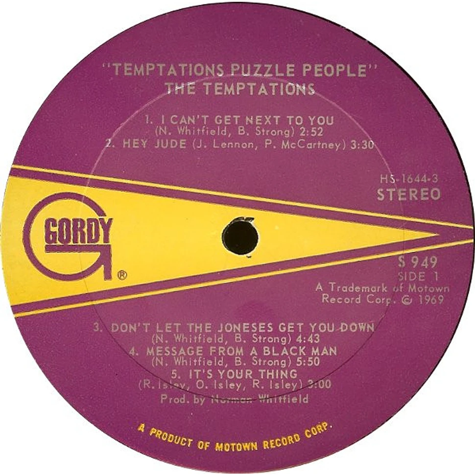 The Temptations - Puzzle People