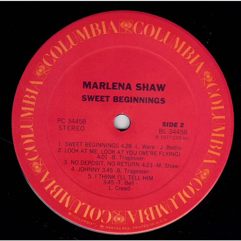 Marlena Shaw - Sweet Beginnings