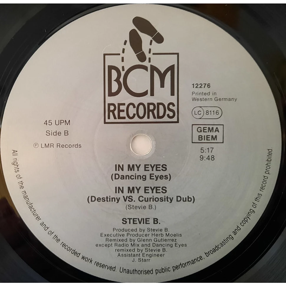 Stevie B - In My Eyes