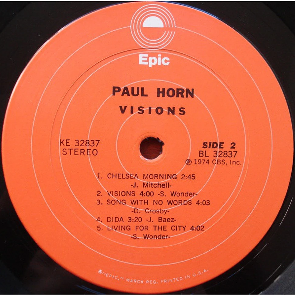 Paul Horn - Visions