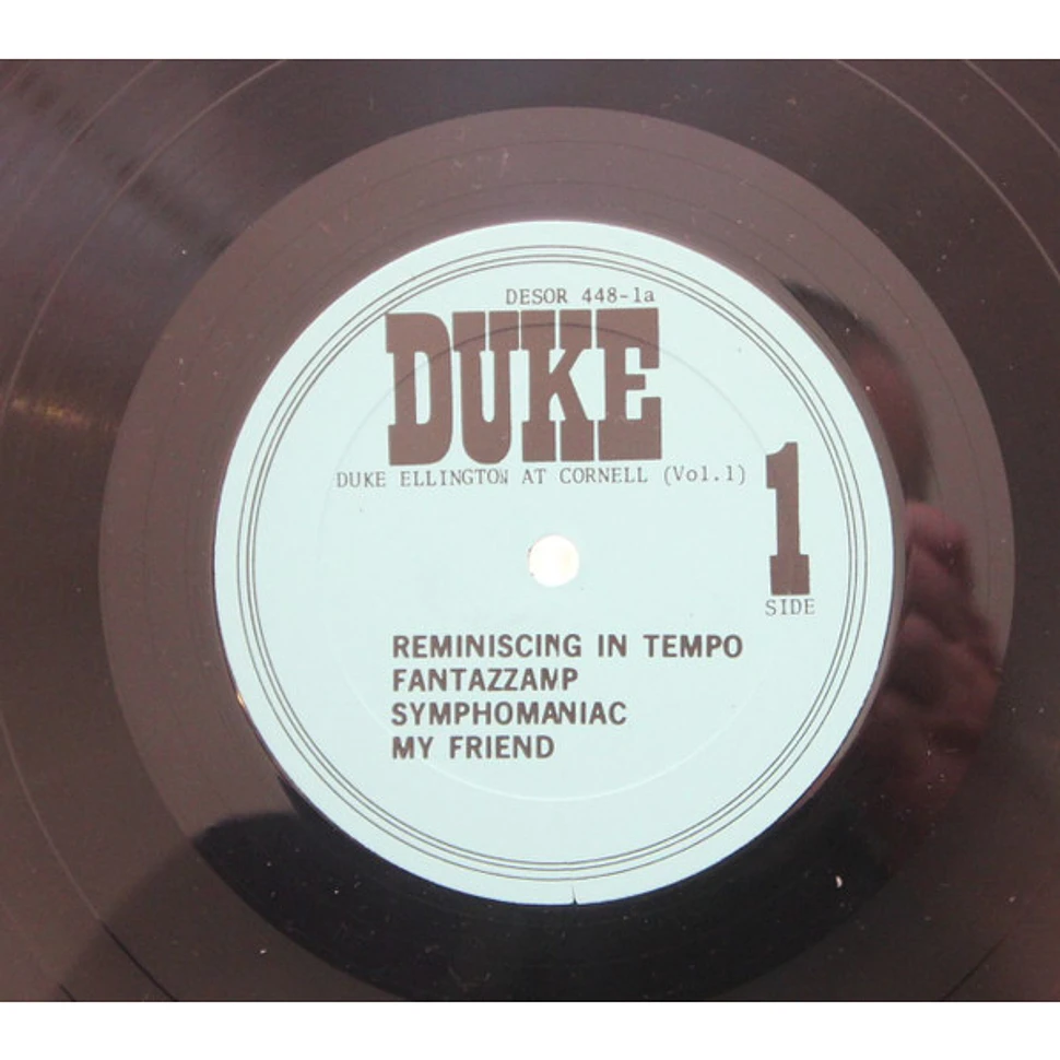 Duke Ellington - The Duke At Cornell Volume One