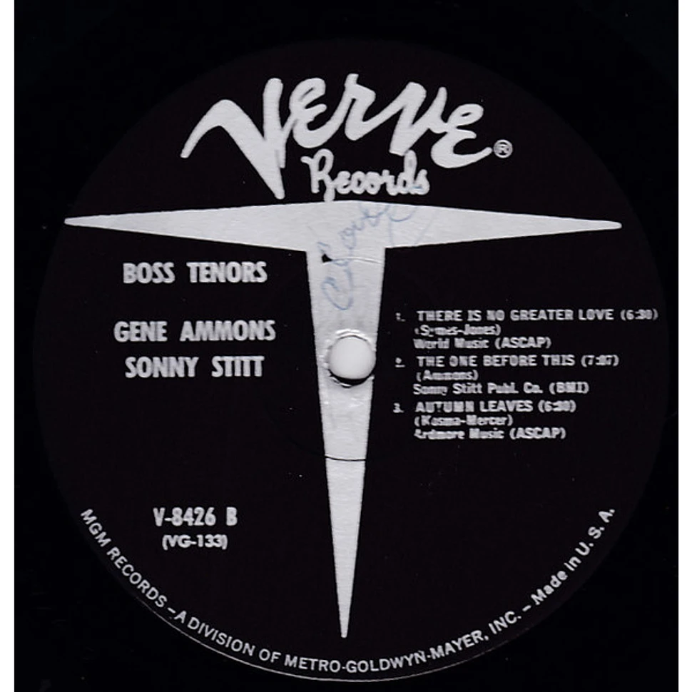 Gene Ammons / Sonny Stitt - Boss Tenors: Straight Ahead From Chicago August 1961