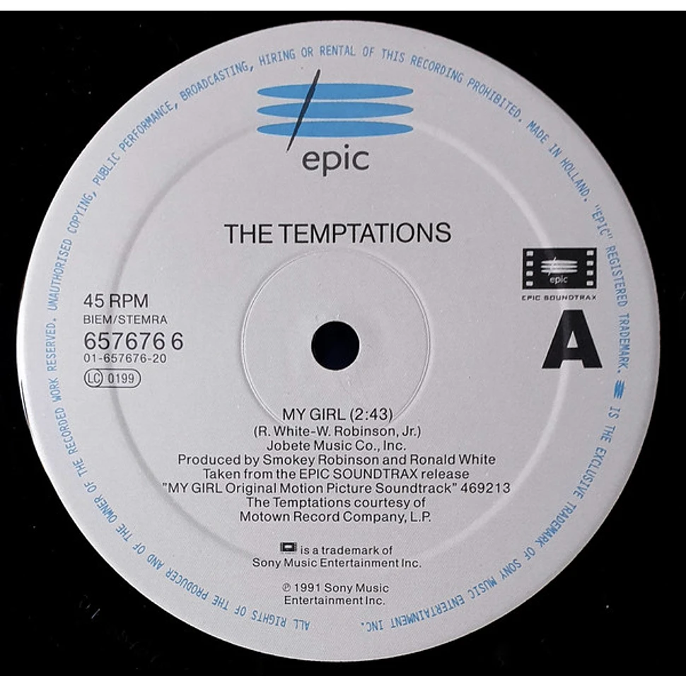 The Temptations - My Girl