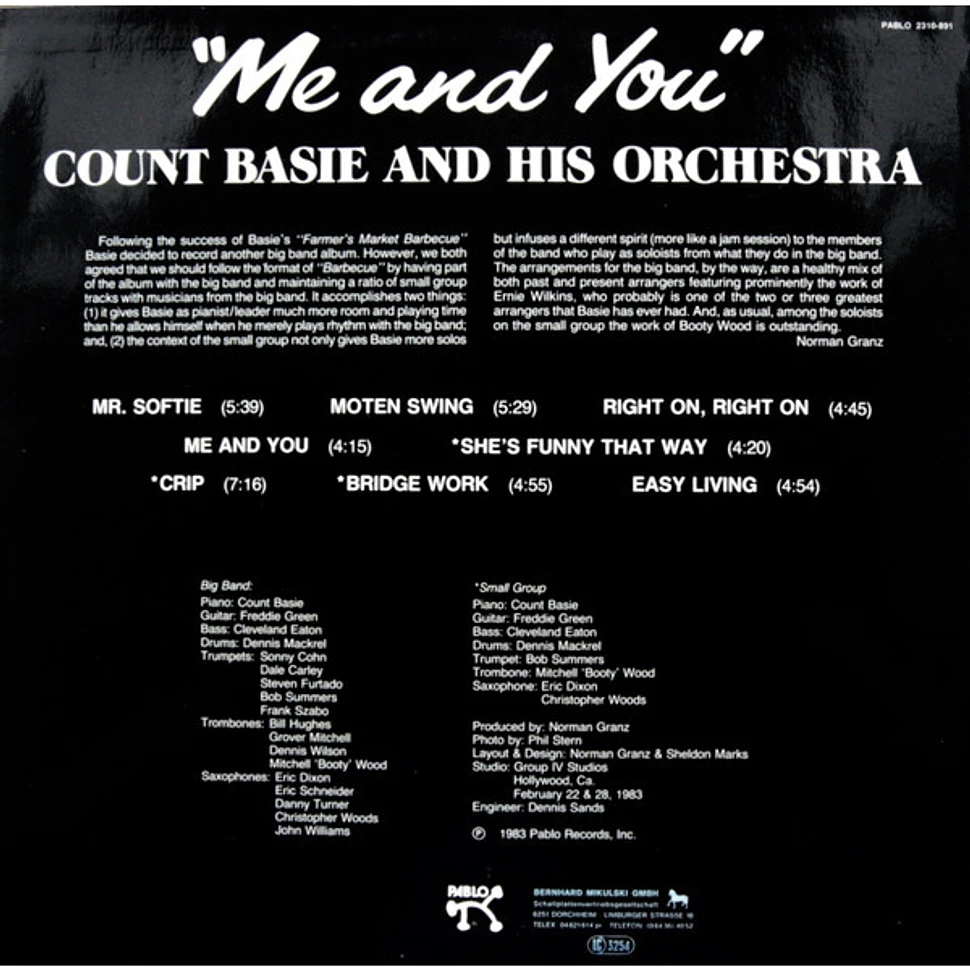 Count Basie Orchestra - Me And You