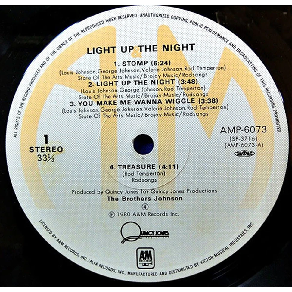 Brothers Johnson - Light Up The Night