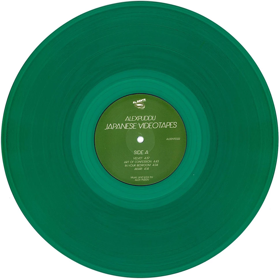 Alex Puddu - Japanese Videotapes Green Vinyl Edtion