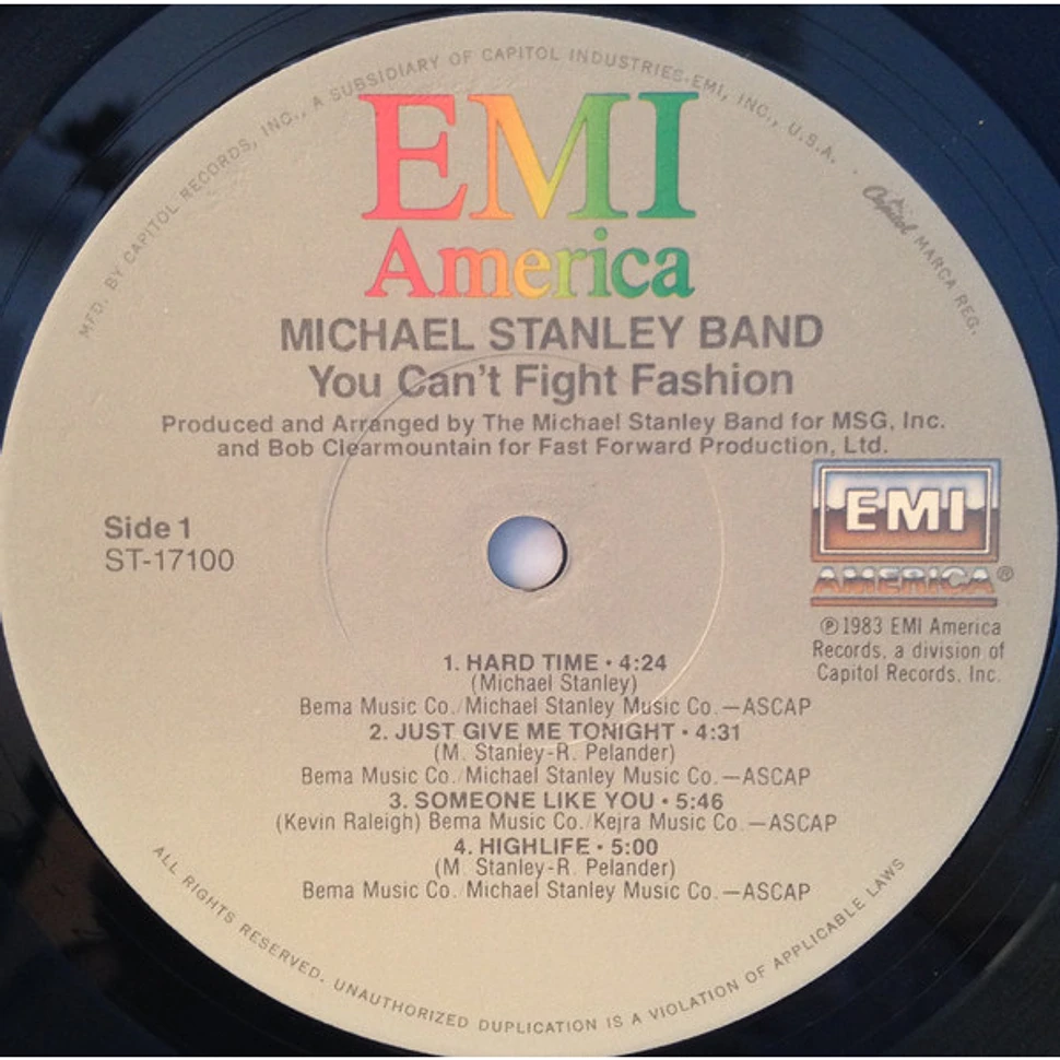 Michael Stanley Band - You Can't Fight Fashion