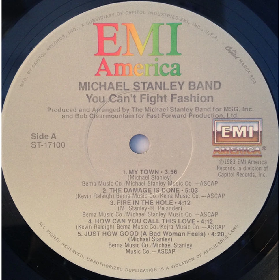 Michael Stanley Band - You Can't Fight Fashion