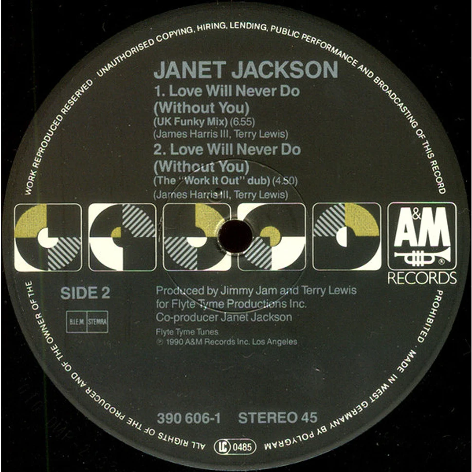 Janet Jackson - Love Will Never Do (Without You)