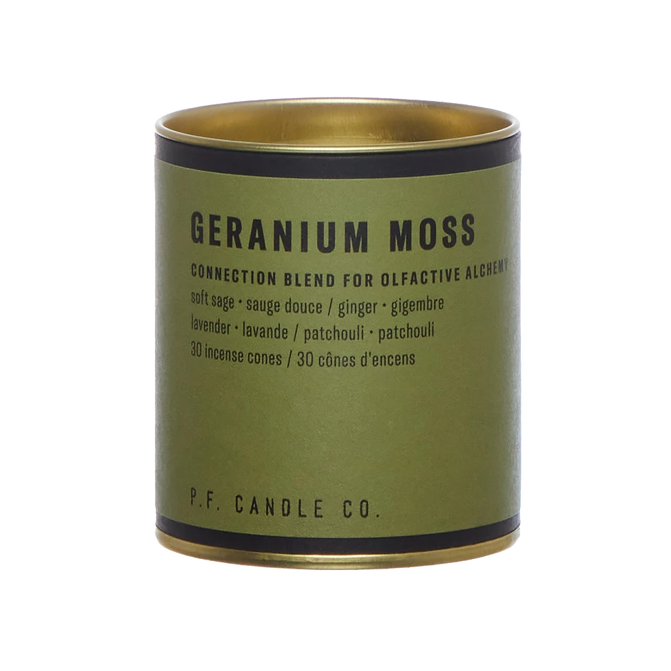 P.F. Candle Co. - Geranium Moss Incense Cones