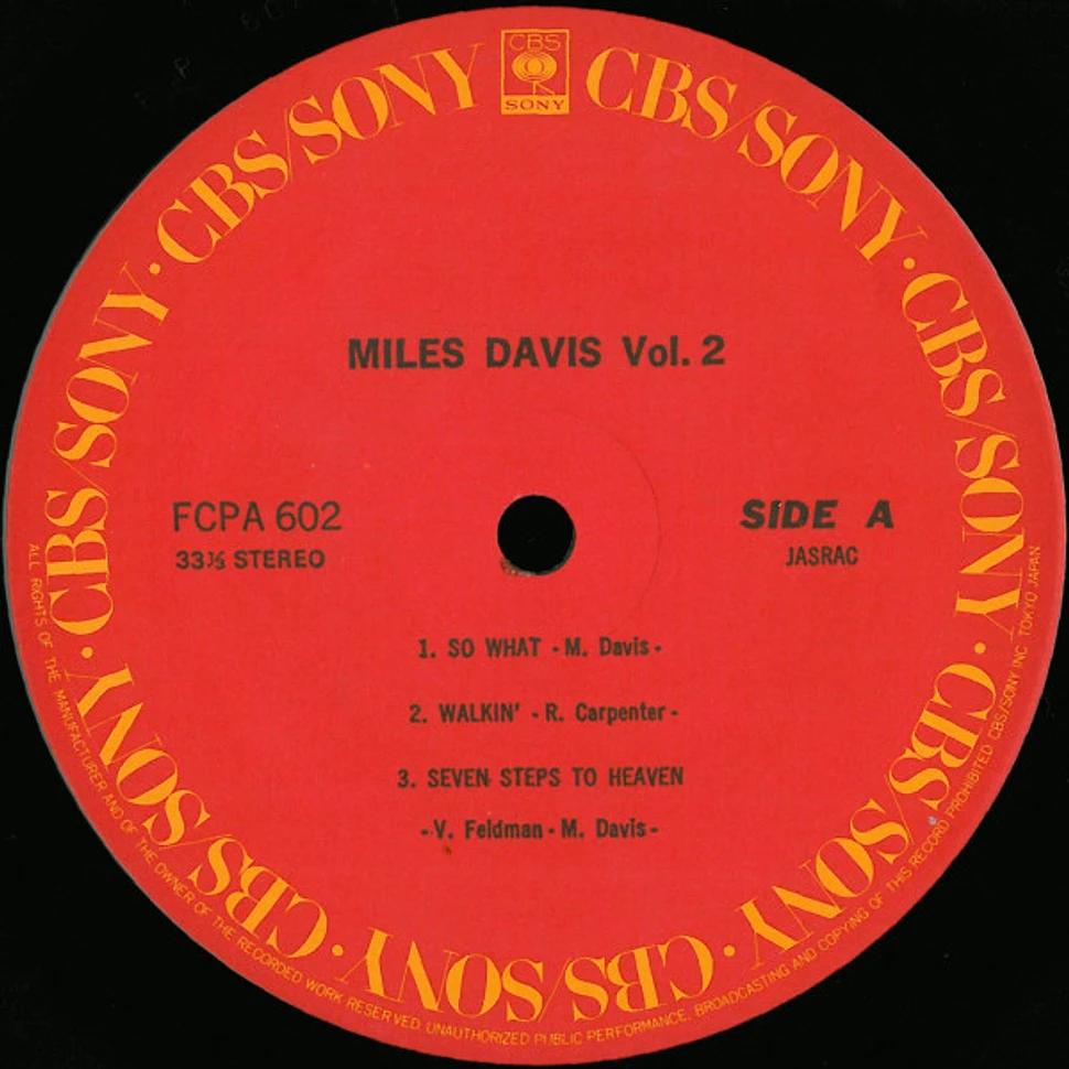 Miles Davis - Miles Davis Vol. 2