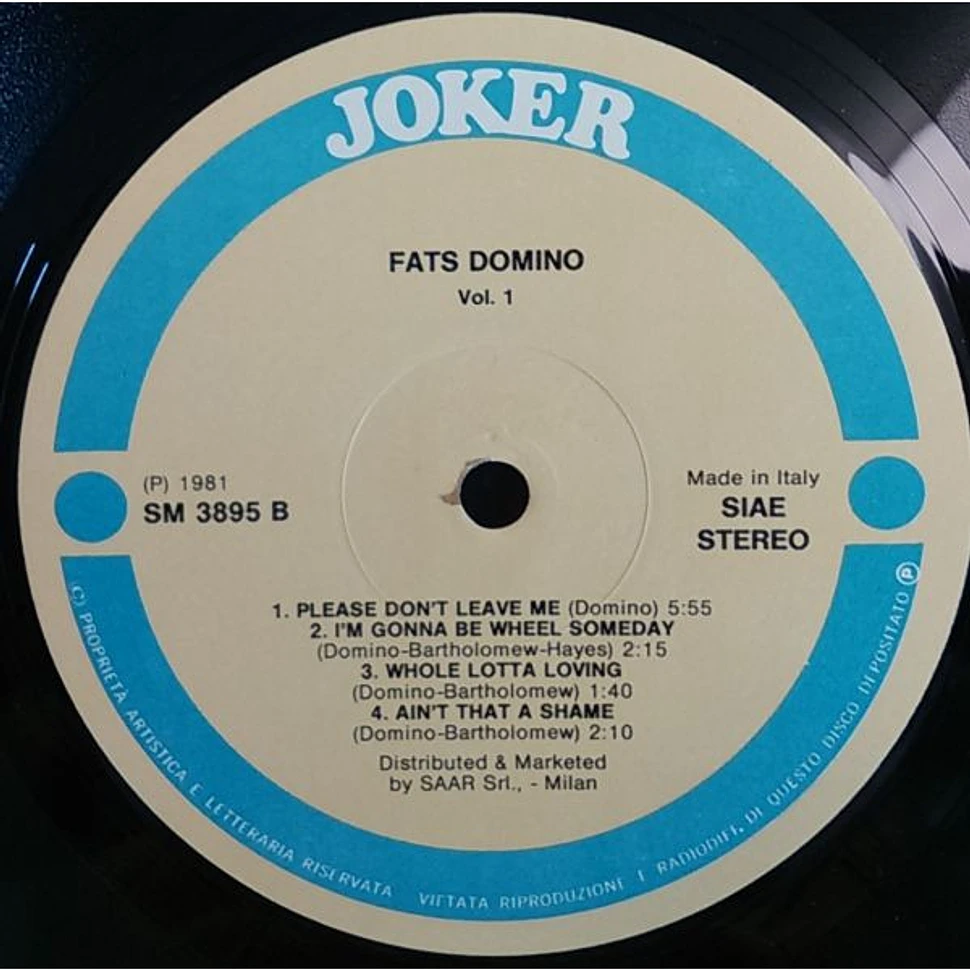 Fats Domino - Fats Domino Vol. 1