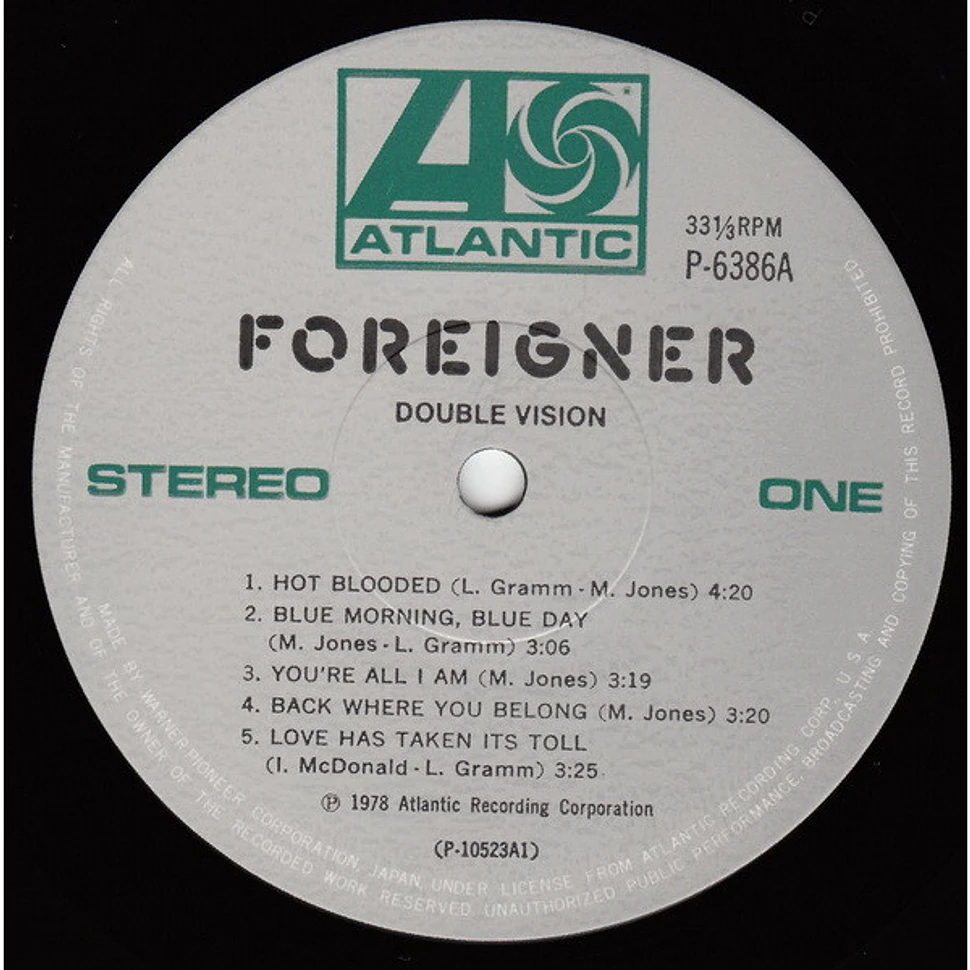 Foreigner - Double Vision