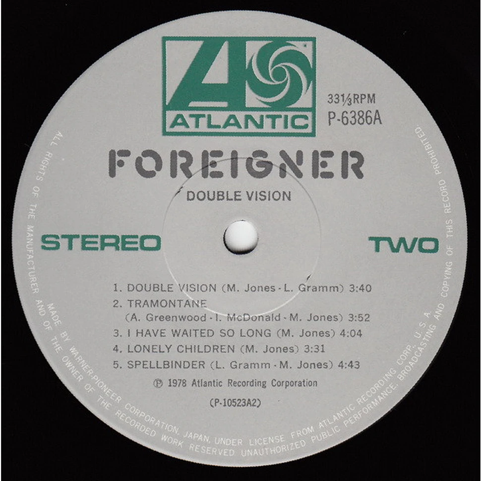 Foreigner - Double Vision